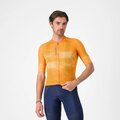 CASTELLI Tricou de ciclism cu mânecă scurtă - CLIMBER'S A/C - portocaliu