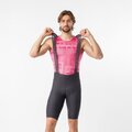 CASTELLI Pantaloni scurți de ciclism cu bretele - GIRO TROFEO 2 - gri