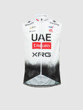 PISSEI Vestă de ciclism - UAE TEAM EMIRATES 2025 - alb/negru
