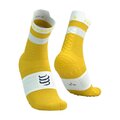 COMPRESSPORT Șosete clasice de ciclism - PRO RACING SOCKS V4.0 RUN - galben
