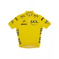 SANTINI Tricou de ciclism cu mânecă scurtă - TOUR DE FRANCE - galben