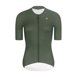 RIVANELLE Tricoul și pantaloni scurți de ciclism - ELEVATE - bej/verde