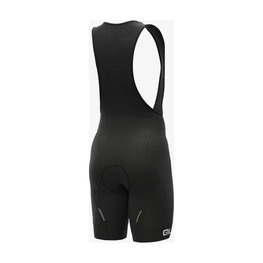 ALÉ Pantaloni scurți de ciclism cu bretele - BIMBO - negru/alb
