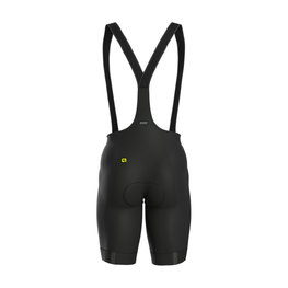 ALÉ Pantaloni scurți de ciclism cu bretele - R-EV1  VELOCITY HD2 - negru