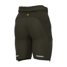 ALÉ Pantaloni scurți de ciclism fără bretele - OFF ROAD - GRAVEL OVERLAND - verde