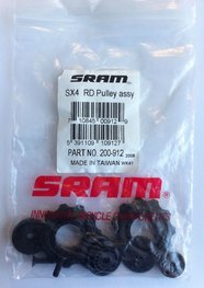 SRAM rotițe schimbător - PULLEYS X4/SX4 - negru