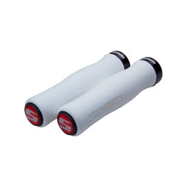 SRAM grip-uri - LOCKING GRIPS 129 mm - gri/roșu