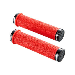 SRAM grip-uri - DH SILICONE LOCKING  - roșu