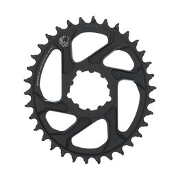 SRAM foaie - X-SYNC 2 OVAL 6mm - negru