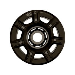 SRAM acoperi - CRANK AEROGUARD 38z/36 - negru