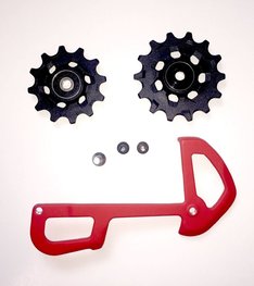 SRAM rotițe schimbător - PULLEYS X01 EAGLE 12 SPEED X-SYNC - negru/roșu