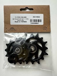 SRAM rotițe schimbător - PULLEYS X0 T-TYPE EAGLE AXS - negru