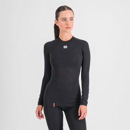 SPORTFUL Tricou de ciclism cu mânecă lungă - TD MID - negru