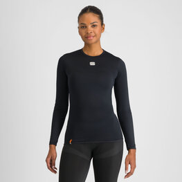 SPORTFUL Tricou de ciclism cu mânecă lungă - LIGHT - negru