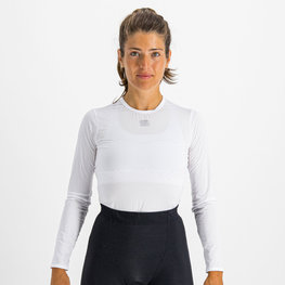 SPORTFUL Tricou de ciclism cu mânecă lungă - LIGHT - alb