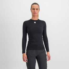 SPORTFUL Tricou de ciclism cu mânecă lungă - MERINO - negru