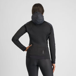 SPORTFUL Jachetă rezistentă la vânt de ciclism - CARDIO W - negru/alb