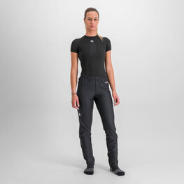 SPORTFUL Pantaloni de ciclism lungi fără bretele - SQUADRA - negru