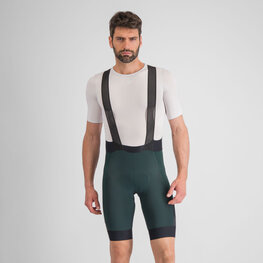 SPORTFUL Pantaloni scurți de ciclism cu bretele - SUPERGIARA - verde