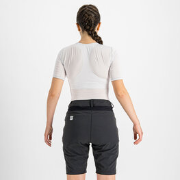 SPORTFUL Pantaloni scurți de ciclism fără bretele - GIARA - negru