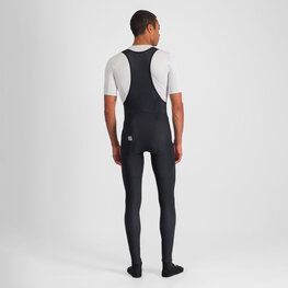 SPORTFUL Pantaloni de ciclism lungi cu bretele - FIANDRE NO RAIN - negru