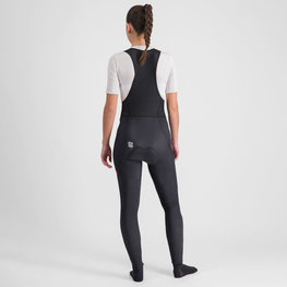 SPORTFUL Pantaloni de ciclism lungi cu bretele - FIANDRE NO RAIN - negru