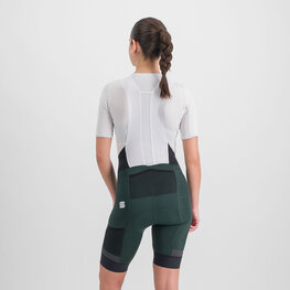 SPORTFUL Pantaloni scurți de ciclism cu bretele - SUPERGIARA W - verde