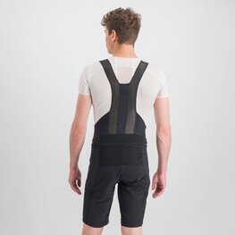 SPORTFUL Pantaloni scurți de ciclism fără bretele - SUPERGIARA - negru