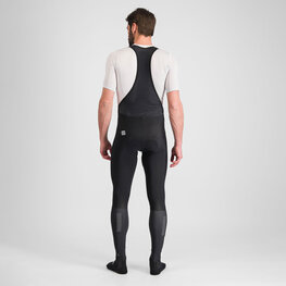 SPORTFUL Pantaloni de ciclism lungi cu bretele - TOTAL COMFORT - negru