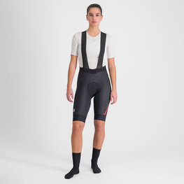 SPORTFUL Pantaloni scurți de ciclism cu bretele - FIANDRE NORAIN - negru