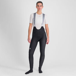 SPORTFUL Pantaloni de ciclism lungi cu bretele - TOTAL COMFORT W - negru