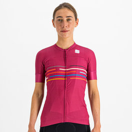 SPORTFUL Tricou de ciclism cu mânecă scurtă - VELODROME - ciclamen
