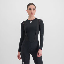 SPORTFUL Tricou de ciclism cu mânecă lungă - MIDWEIGHT - negru