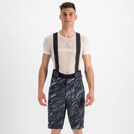 SPORTFUL Pantaloni scurți de ciclism cu bretele - CLIFF GIARA - negru