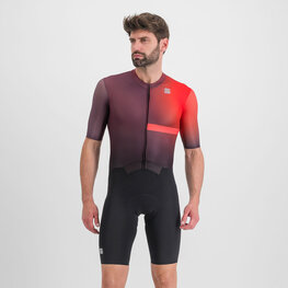 SPORTFUL Salopetă de ciclism - BOMBER - negru/mov