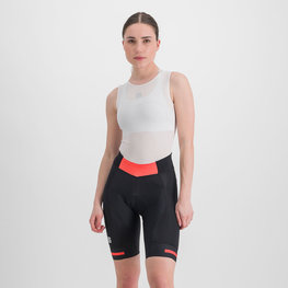 SPORTFUL Pantaloni scurți de ciclism fără bretele - NEO - negru/roșu