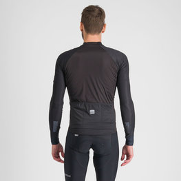 SPORTFUL Tricou de cilism pentru iarnă cu mânecă lungă - BODYFIT PRO - negru/maro