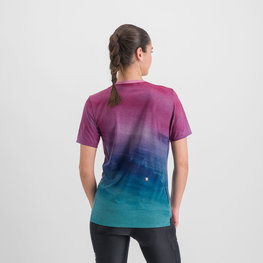 SPORTFUL Tricou de ciclism cu mânecă scurtă - FLOW GIARA - mov/albastru