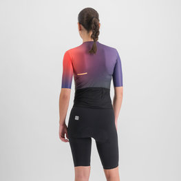 SPORTFUL Salopetă de ciclism - BOMBER - mov/negru