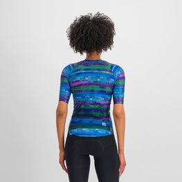 SPORTFUL Tricou de ciclism cu mânecă scurtă - GLITCH BOMBER - albastru