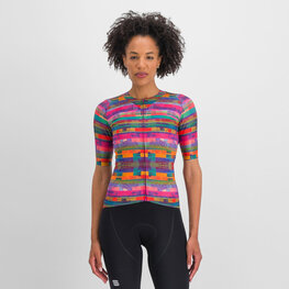 SPORTFUL Tricou de ciclism cu mânecă scurtă - GLITCH BOMBER - multicolor