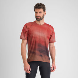 SPORTFUL Tricou de ciclism cu mânecă scurtă - FLOW GIARA - maro