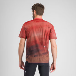 SPORTFUL Tricou de ciclism cu mânecă scurtă - FLOW GIARA - maro