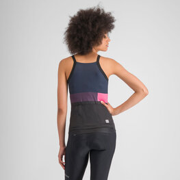 SPORTFUL Maiou de ciclism - SNAP W - negru/albastru