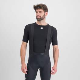 SPORTFUL Tricou de ciclism cu mânecă scurtă - MERINO LAYER - negru