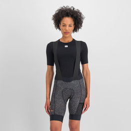 SPORTFUL Pantaloni scurți de ciclism cu bretele - SKY RIDER SUPERGIARA - negru