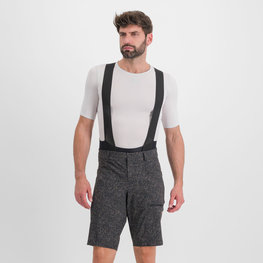 SPORTFUL Pantaloni scurți de ciclism fără bretele - SKY RIDER GIARA - negru