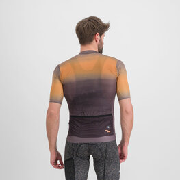 SPORTFUL Tricou de ciclism cu mânecă scurtă - SKY RIDER SUPERGIARA - maro/portocaliu