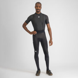 SPORTFUL Pantaloni de ciclism lungi cu bretele - SUPERGIARA - negru