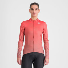 SPORTFUL Tricou de cilism pentru iarnă cu mânecă lungă - ROCKET THERMAL - roz